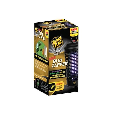 Black Flag Black Flag 7008379 40W 1.5 Acre Flag Max Outdoor Bug Zapper; Black 7008379